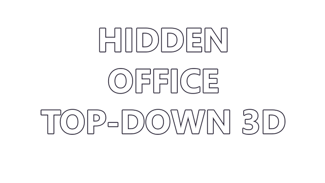 Hidden Office Top-Down 3D Logo