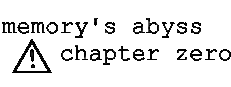 Memory's Abyss (Chapter Zero) Logo