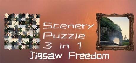 风景谜题三合一  Scenery Puzzle 3in1 cover art
