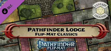 Fantasy Grounds - Pathfinder RPG - GameMastery Flip-Mat - Classic Pathfinder Lodge cover art