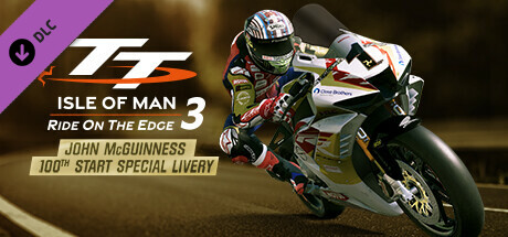 TT Isle Of Man 3 - John McGuiness 100th Start Livery cover art