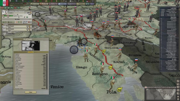 Скриншот из Hearts of Iron III: Their Finest Hour