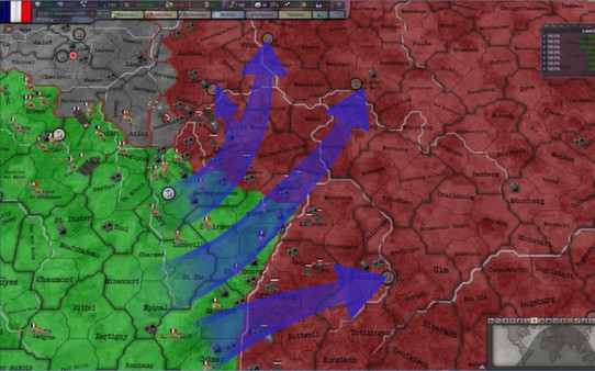 Скриншот из Hearts of Iron III: Their Finest Hour