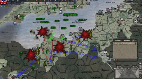 Скриншот из Hearts of Iron III: Their Finest Hour