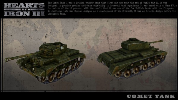 Скриншот из Hearts of Iron III: British Vehicle Pack