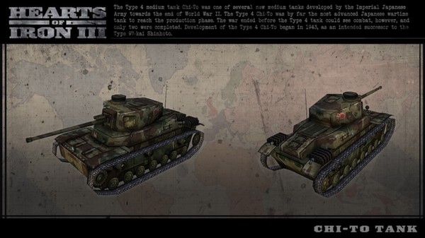 Скриншот из Hearts of Iron III: Japanese Vehicle Pack