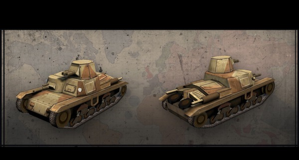 Скриншот из Hearts of Iron III: Italian Vehicle Pack