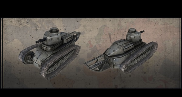 Скриншот из Hearts of Iron III: Axis Minors Vehicle Pack