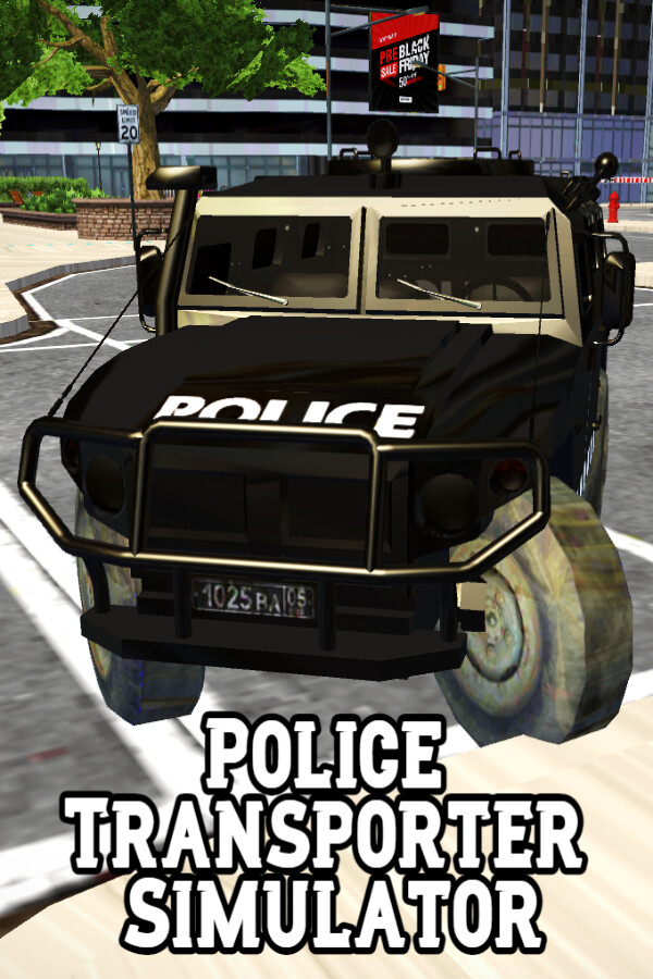 Steam portrait for Police Transporter Simulator.