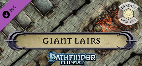 Fantasy Grounds - Pathfinder RPG - Pathfinder Flip-Mat - Giant lairs cover art