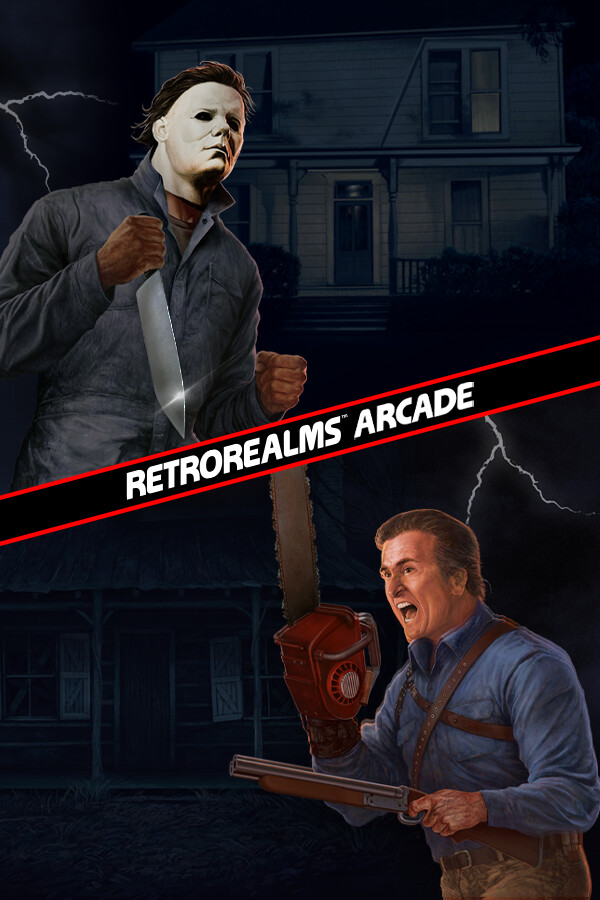 Steam portrait for RetroRealms Arcade.