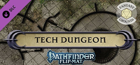 Fantasy Grounds - Pathfinder RPG - Pathfinder Flip-Mat - Tech Dungeon cover art