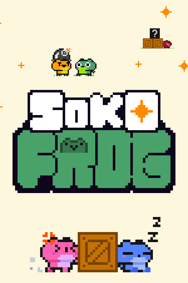 Steam portrait for SokoFrog.