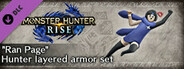 Monster Hunter Rise - "Ran Page" Hunter layered armor set