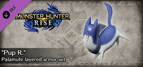 Monster Hunter Rise - "Pup R." Palamute layered armor set cover art