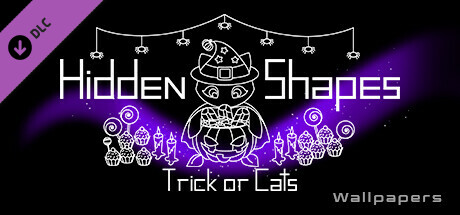 Hidden Shapes Trick or Cats - Wallpapers cover art