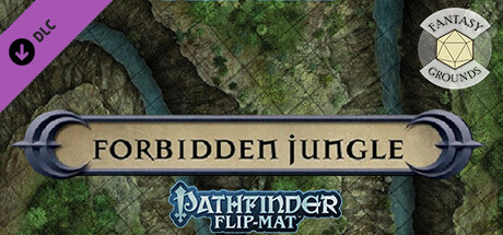 Fantasy Grounds - Pathfinder RPG - Pathfinder Flip-Mat - Forbidden Jungle cover art