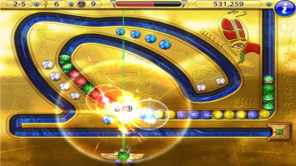 Скриншот из Luxor Amun Rising HD