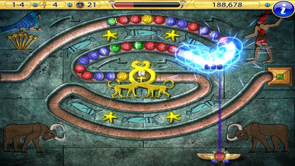 Скриншот из Luxor Amun Rising HD