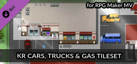 RPG Maker MV - KR Transportation Station - Cars Trucks and Gas Tileset cover art