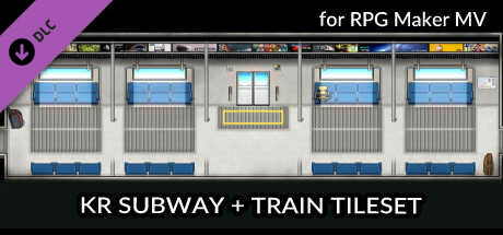 RPG Maker MV - KR Transportation Station - Subway and Train Tileset cover art