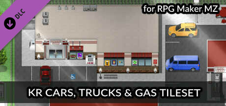 RPG Maker MZ - KR Transportation Station - Cars Trucks and Gas Tileset cover art