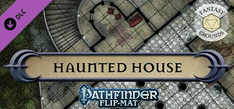 Fantasy Grounds - Pathfinder RPG - Pathfinder Flip-Mat Haunted House cover art