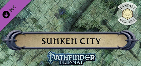 Fantasy Grounds - Pathfinder RPG - Pathfinder Flip-Mat - Sunken City cover art