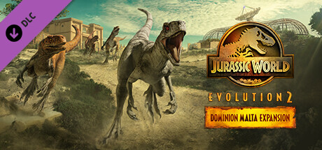 Jurassic World Evolution 2: Dominion Malta Expansion cover art