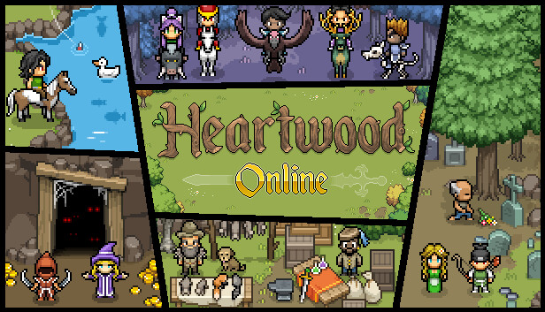 You can play Heartwood Heroes online with your friends through