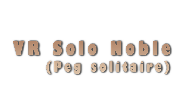 VR Solo Noble(Peg solitaire) Logo