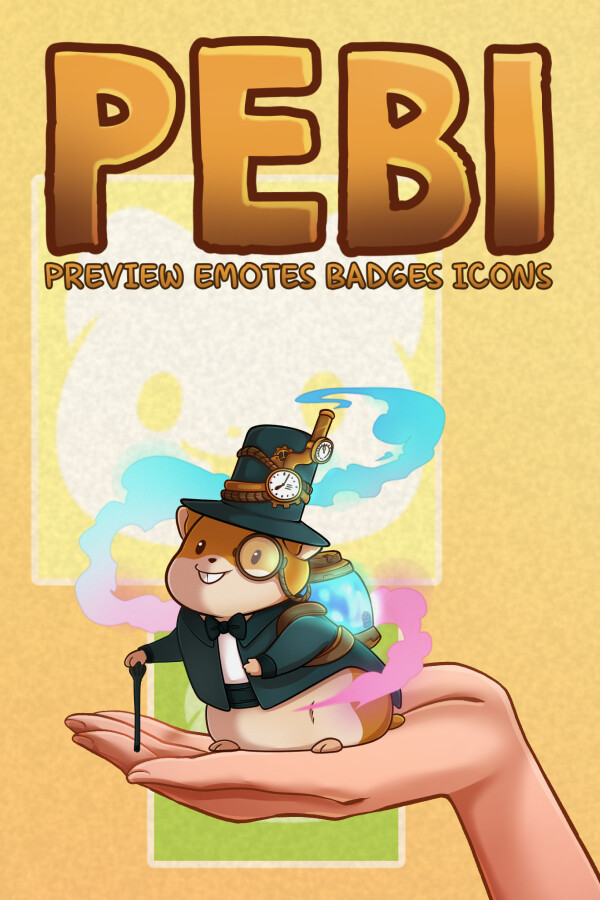 Steam portrait for PEBI - Preview Emotes Badges Icons.