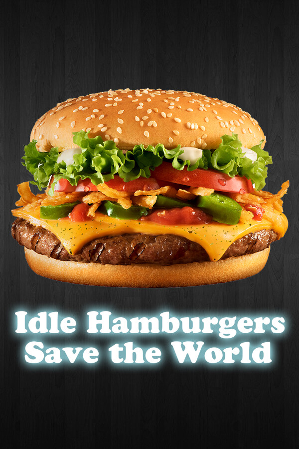 Steam portrait for Idle Hamburgers Save the World.