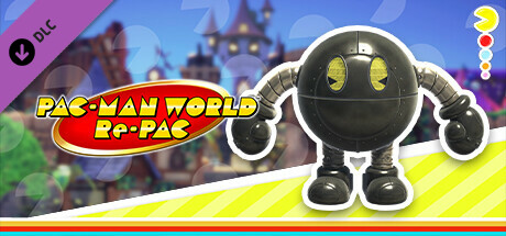 PAC-MAN WORLD Re-PAC Chrome Noir Chogokin skin cover art