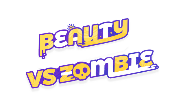 Beauty VS Zombie Logo