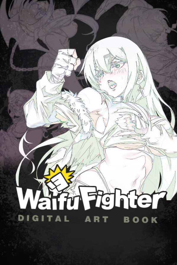 Steam portrait for Waifu Fighter - Digital Artbook.