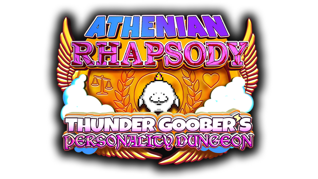 Athenian Rhapsody: Thunder Goober's Personality Dungeon Logo
