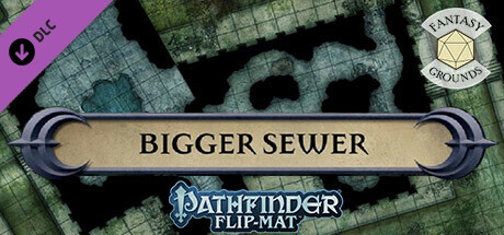 Fantasy Grounds - Pathfinder RPG - Pathfinder Flip-Mat - Bigger Sewer cover art