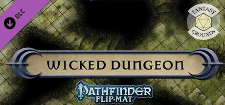 Fantasy Grounds - Pathfinder RPG - Pathfinder Flip-Mat: Wicked Dungeon cover art