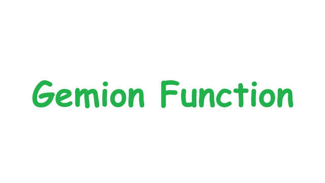 Gemion Function Logo
