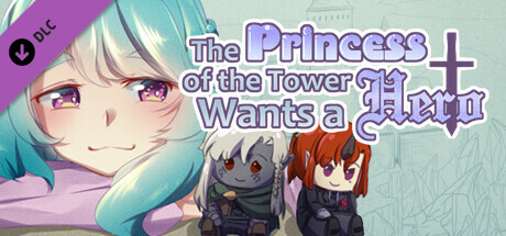 The Princess of the Tower Wants a Hero - Unique Artbook cover art