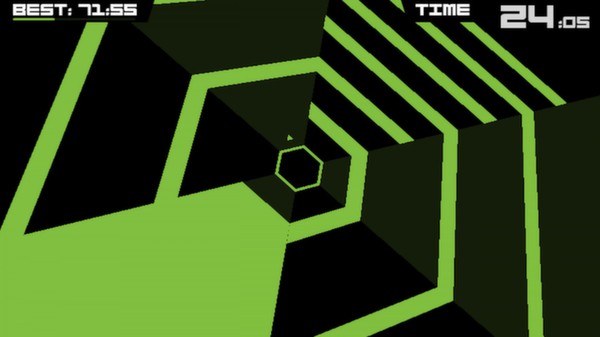 Super Hexagon game for Linux 1