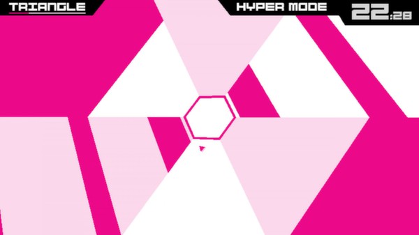 Скриншот из Super Hexagon