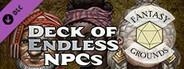 Fantasy Grounds - Pathfinder 2 RPG - Deck of Endless NPCs
