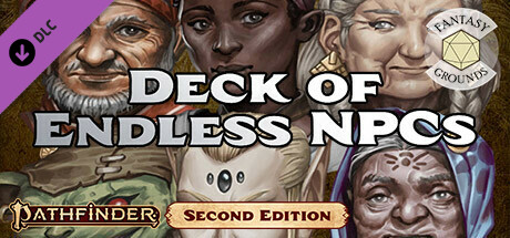 Fantasy Grounds - Pathfinder 2 RPG - Deck of Endless NPCs cover art