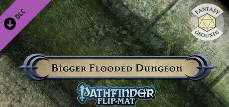 Fantasy Grounds - Pathfinder RPG - Pathfinder Flip-Mat: Bigger Flooded Dungeon cover art
