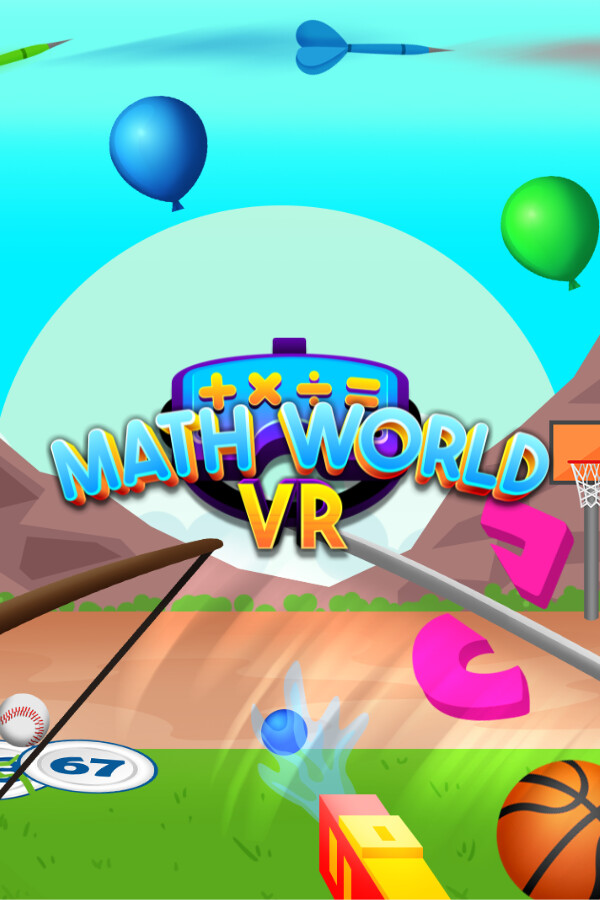 Steam portrait for Math World VR.