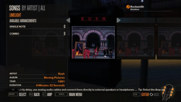 Скриншот из Rocksmith™ - Rush Song Pack