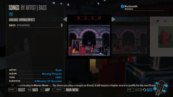 Скриншот из Rocksmith™ - Rush Song Pack