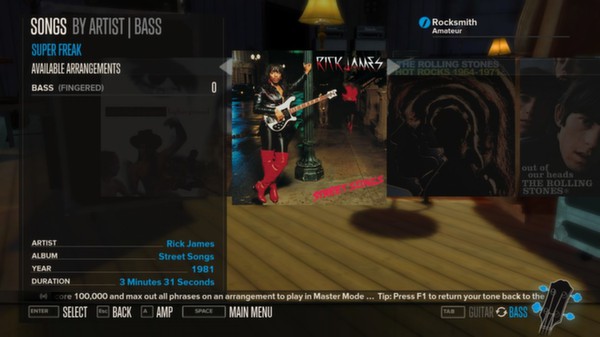 Скриншот из Rocksmith™ - “Super Freak” - Rick James